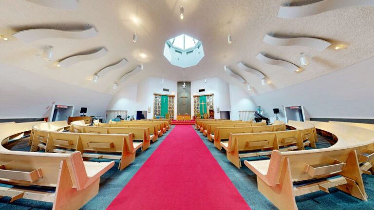 With the Cathedral's tax bill paid off, Pryor says work is in progress to more efficiently heat and insure its one-of-a-kind, high-ceilinged structure--and ways to deepen its relationships with parishioners. Photo and 3D tour: Majid Khodabnandehloo/Red Maple Film Studio